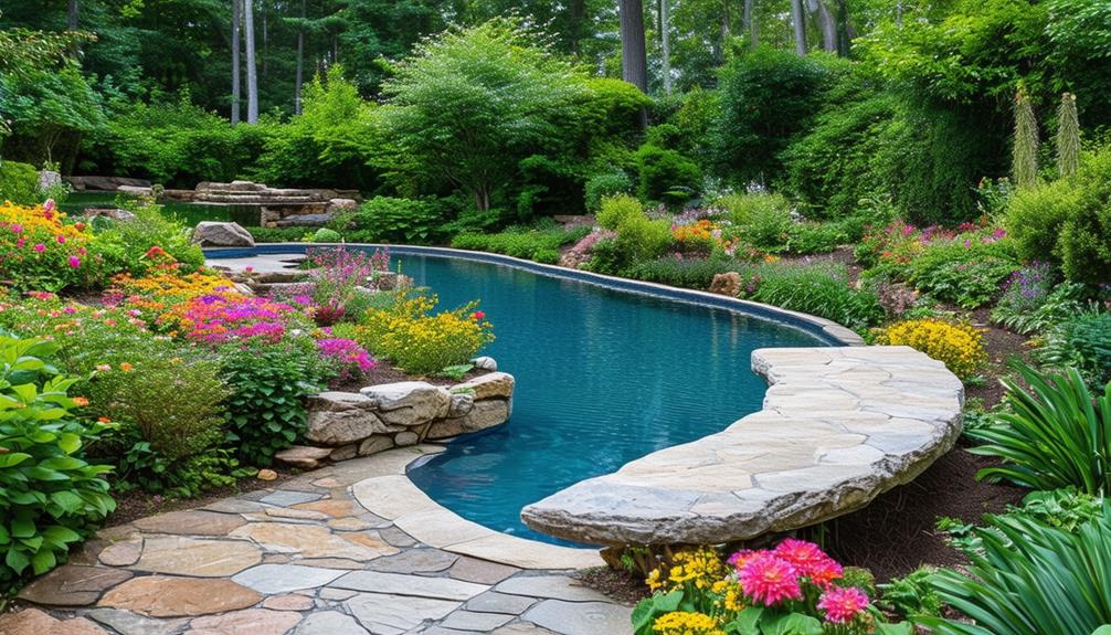 Gartengestaltung: Pool Sprungbretter Design