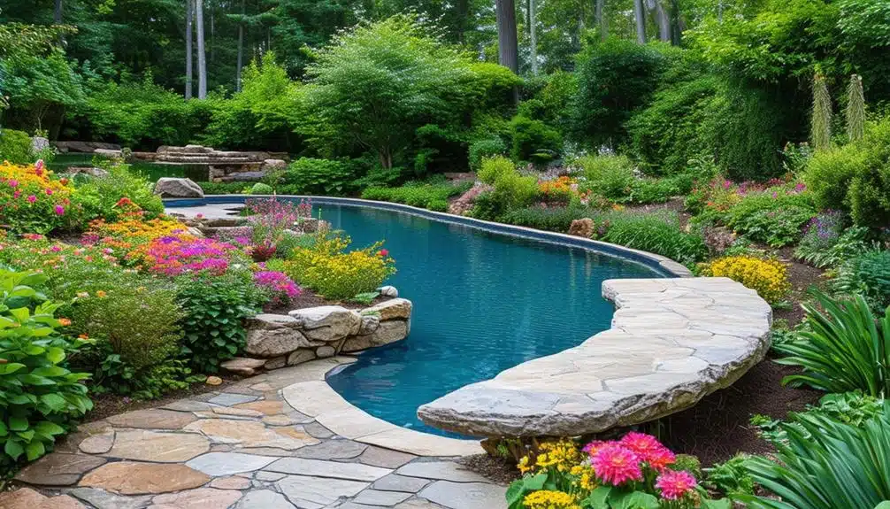 Gartengestaltung: Pool Sprungbretter Design