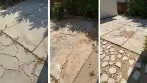 connect patios and driveways