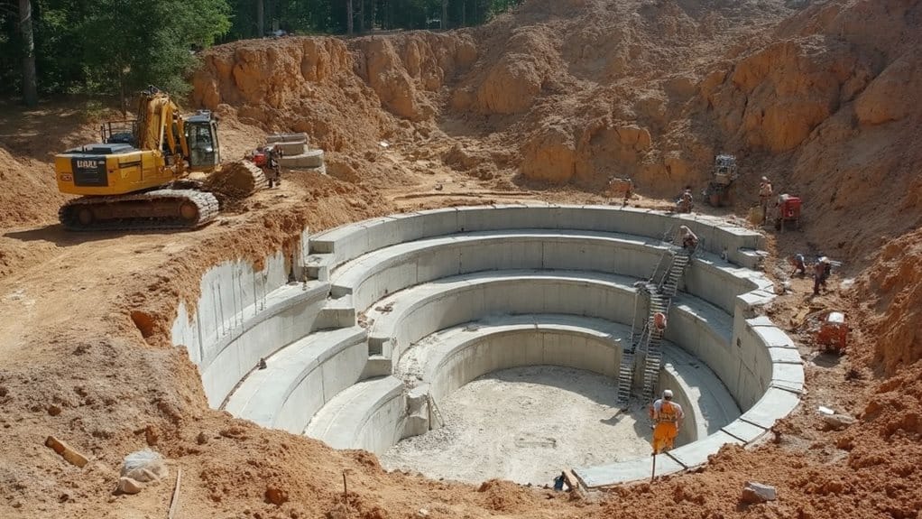 construction methods for pools