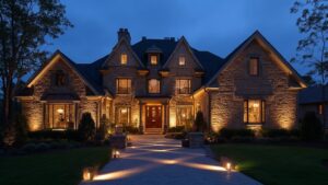 dramatic outdoor lighting ideas