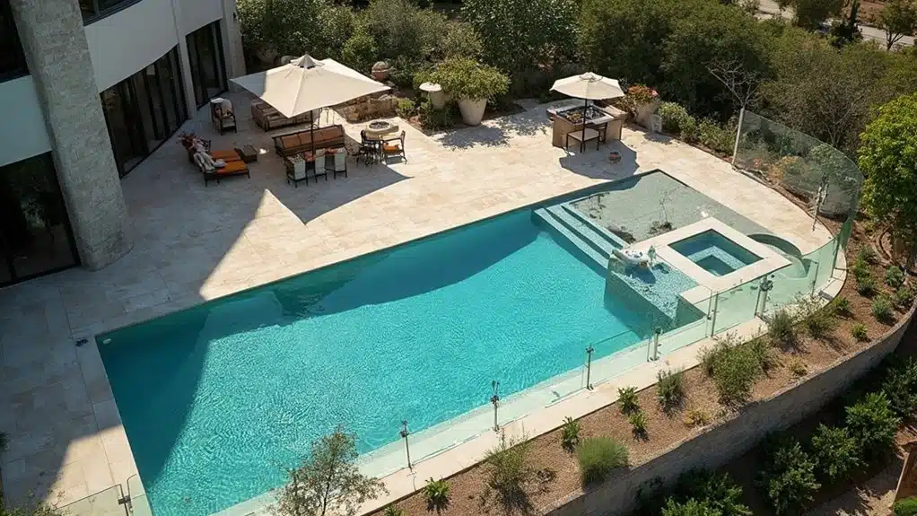 pool design and placement