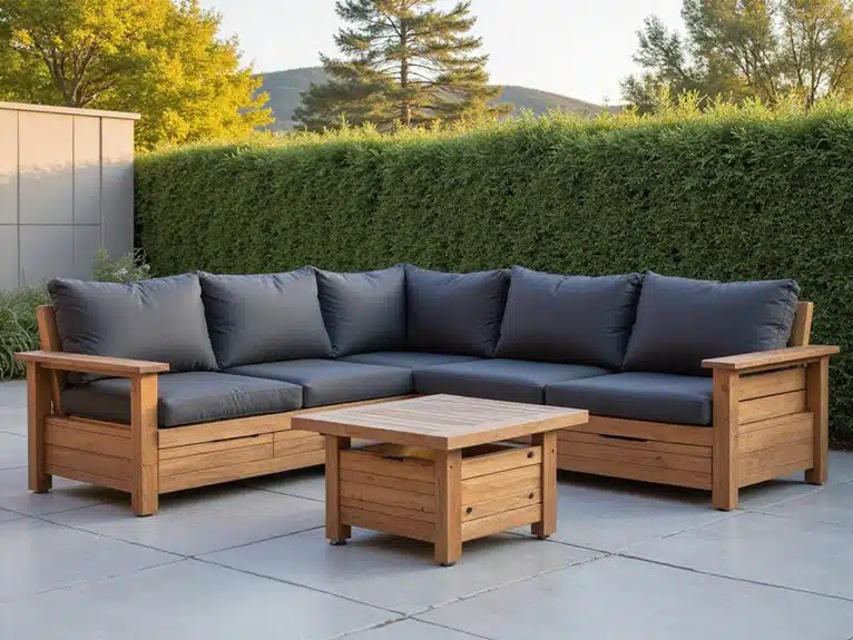bequeme funktionale Gartenmöbel