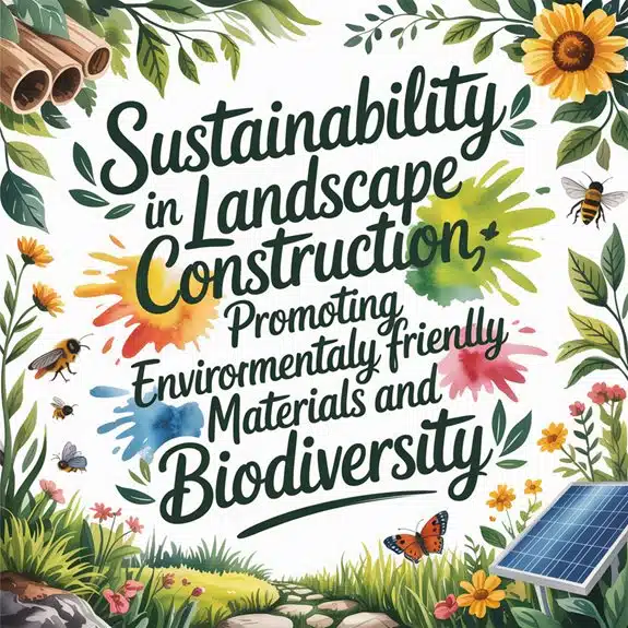 sustainable landscaping promotes biodiversity ftss5 Bakterien, Biodiversität, biologische Vielfalt, durchlässige Pflastersteine, Grundwasser, Heimische Pflanzen, Heimische Pflanzenauswahl, innovative Materialien, Landschaftsgestaltung, Materialinnovation, nachhaltige Landschaftsgestaltung, nachhaltige Materialien, NAchhaltigkeit, Selbstheilender Beton, Umweltschutz, Verbundwerkstoffe, Wildtier, Wildtierkorrid