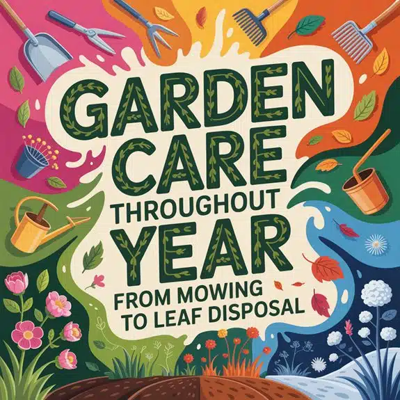 year round garden maintenance tips znoz3 Bewässerung, Bewässerungspläne, Bodenuntersuchung, Frühling, Gärten, Gartenpflege, gesunde Wachstumsgrundlagen, Laubentsorgung, Rasenmähen, saisonale Rhythmen, Sch, Sommer