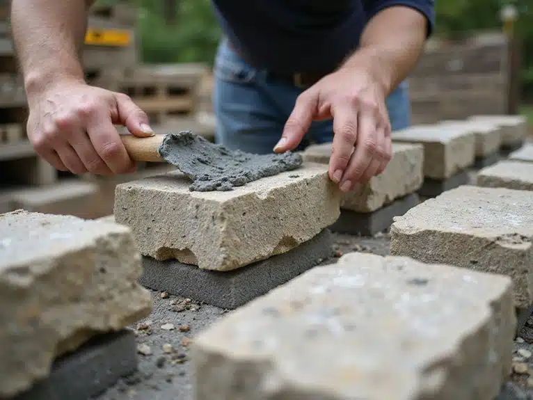 Fundament zu fertiger Wand
