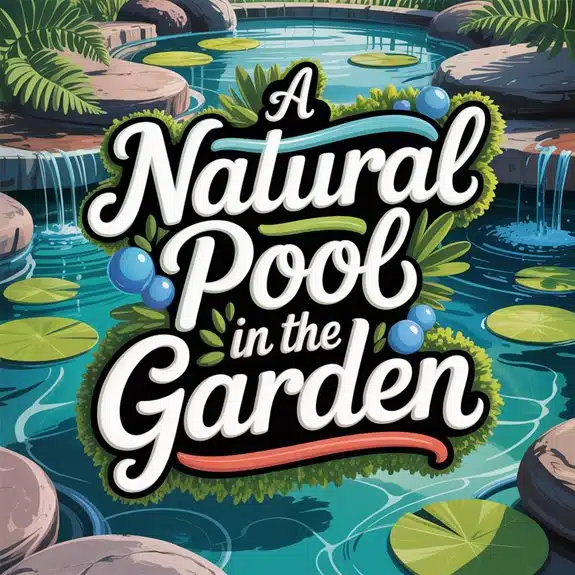 biologische Prozesse, chemikalienfrei, Doppelzonen, Gärten, Garten, Hinterhof, Mauer, Natürliche Pools, Naturpool, Ökosysteme, Regenerationszone, Schwimmbereich, Schwimmen