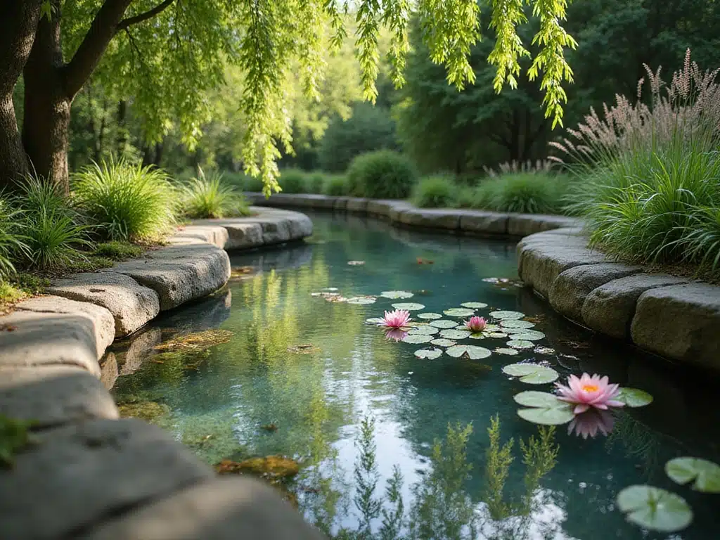 natürlicher Schwimmteich Garten