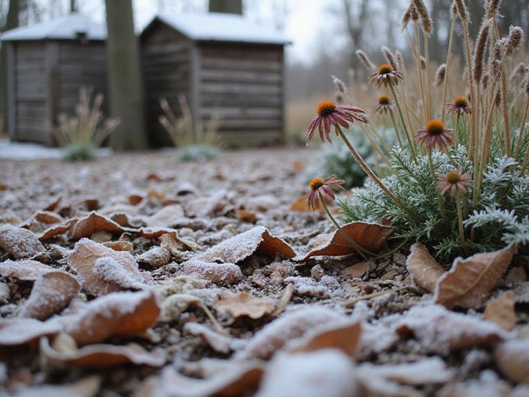 Herbstgartenabfall-Recycling