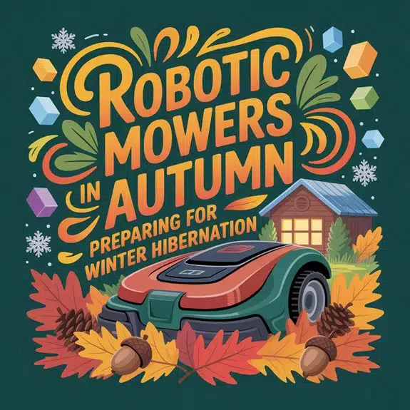 autumn maintenance for robotic mowers 0hf21 Bürsten, Frühling, Herbstfrost, Ionen, Klingen, Lithium, Reinigung, Roboter-Rasenmäher, Robotermäher, Überwinterung, Winterschlaf, Wintervorbereitung, Zuverlässigkeit