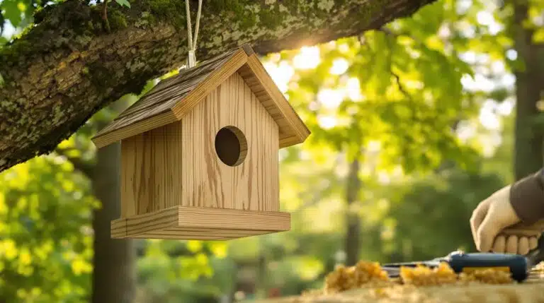 Vogelnistkastenpflege