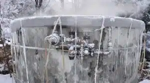 Frostschutzmaßnahmen für Zisternen