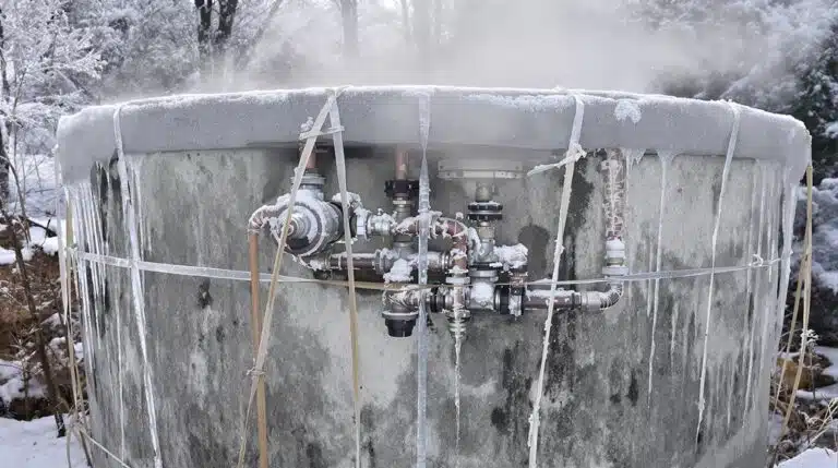 Frostschutzmaßnahmen für Zisternen