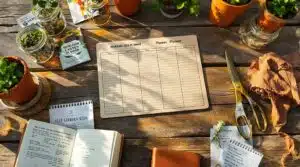 Garten Neujahrsvorsätze