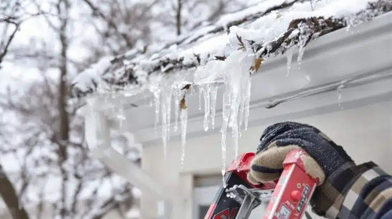 Dachrinnenreinigung und -wartung