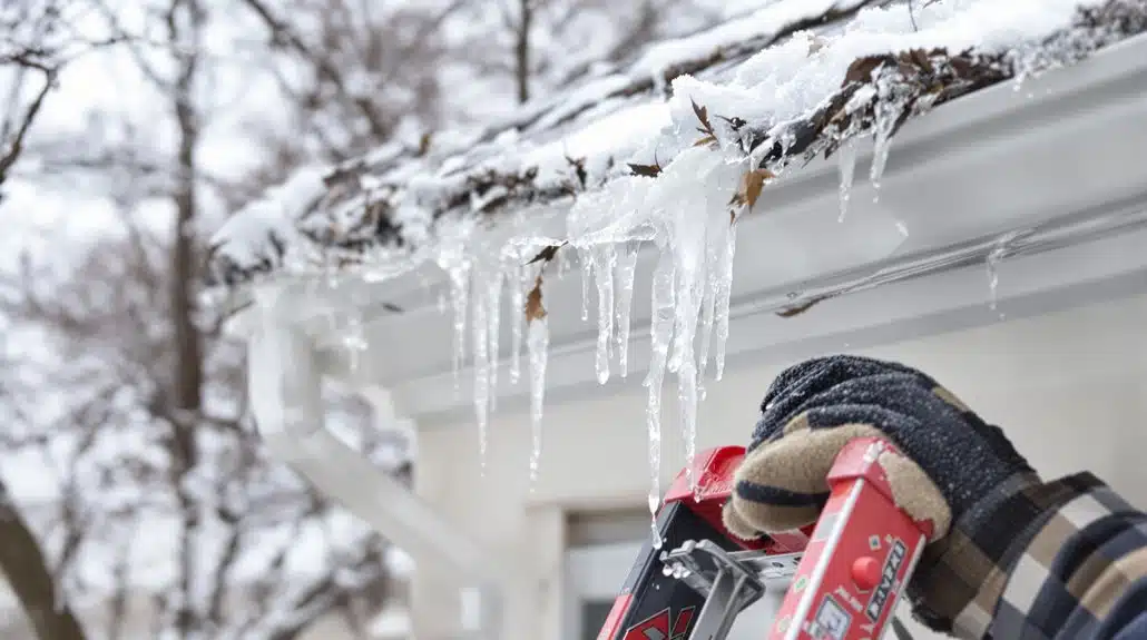 Dachrinnenreinigung und -wartung