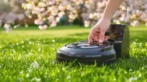 Rasenmäher-Federeinstellung