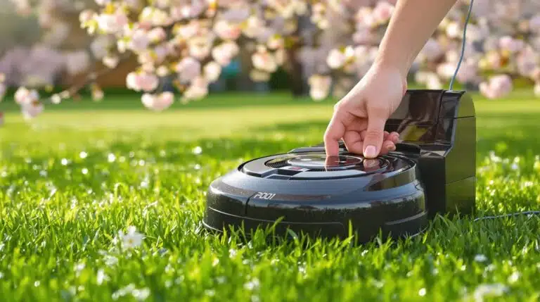 Rasenmäher-Federeinstellung