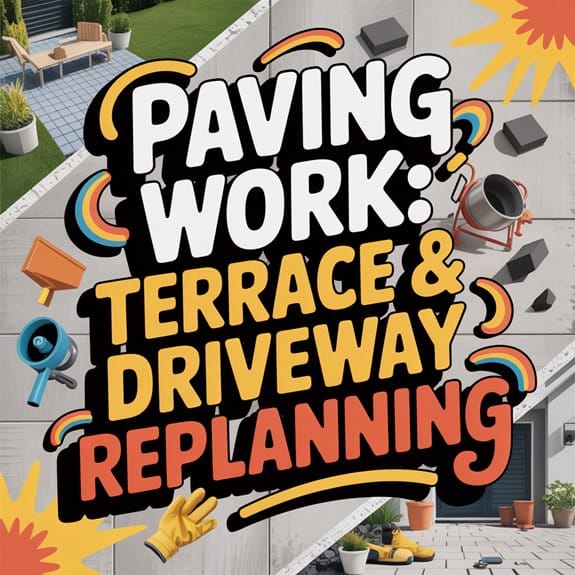 paving work spring planning r4hww Betonpflastersteine, Einfahrt, Einfahrtsgestaltung, Frostschutzschichten, Gefälle, Materialauswahl, Naturstein, NAtursteinpflaster, Neuplanung, Pflasterarbeiten, Terrassen, Terrassenbau, Unterbau, Verlegete, Wasserschaden