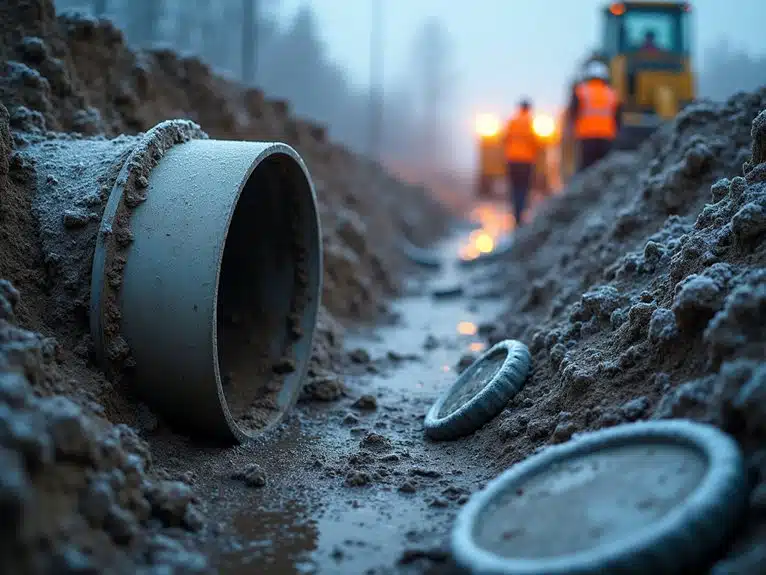 Bauingenieurwesen im Fokus: Kanalinspektion vor dem Frost Abwassersysteme 2 Eine ordnungsgemäße Installation gewährleistet Erfolg