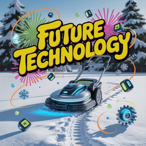 robotic lawn mowers winter use sa1et ganzjährige Grundstückspflege, Maschinen, Navigation, Rasenmäher, Robot, Roboter, Schnee, Schneehöhen, Schneeräumfähigkeiten, Technologie, W, Winterkrieger