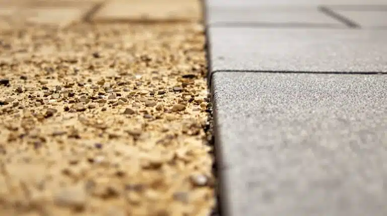 Sandstein vs Betonpflasterung