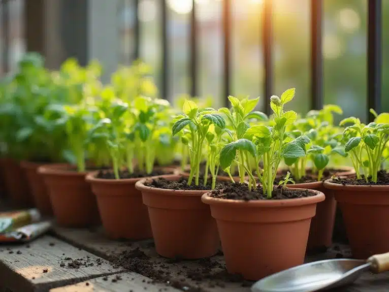 Balkon & Terrasse Begrünung: Frühlings-Ideen Backsteinfliesen 2 saisonale Außenoberflächenpflege
