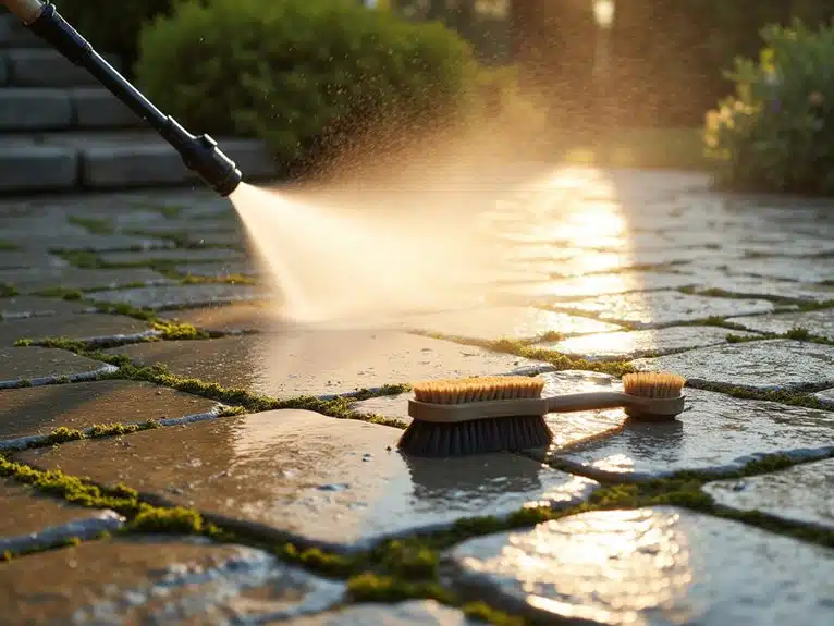 Pflasterarbeiten: Frühjahrsputz für Wege & Terrasse Außenbereiche 2 Saisonale Pflasterstein-Pflegetipps