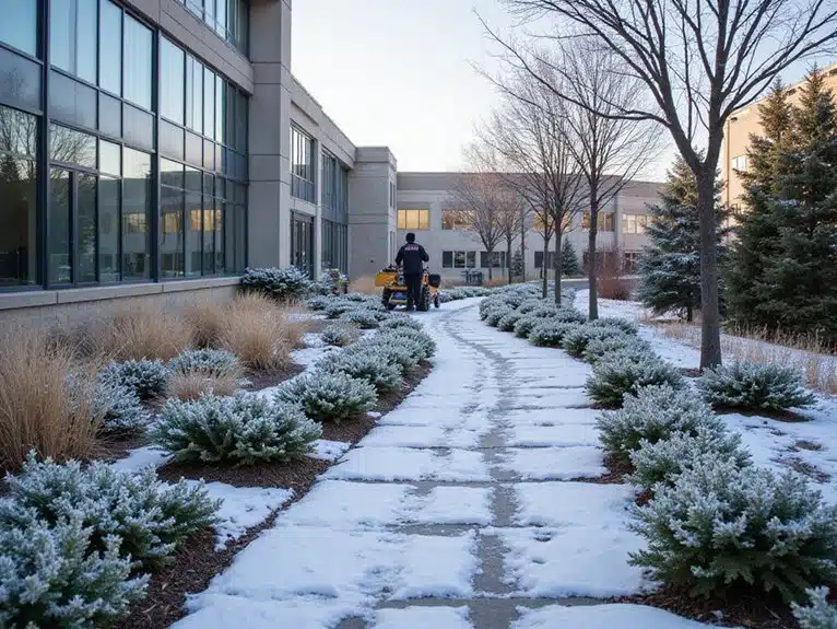 Gartenpflege für Unternehmen: Außenbereiche im Winter Außenbereiche 2 nachhaltige kostensparende Gartenpraktiken