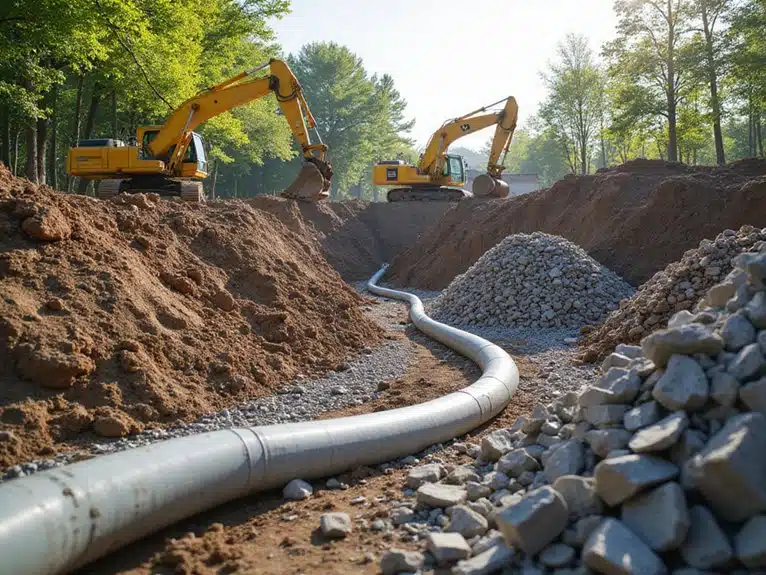 Bauingenieurprojekte: Fundamentplatten & Entwässerung im Frühling Bauprojekte 2 nachhaltige Gartenabfallwirtschaft