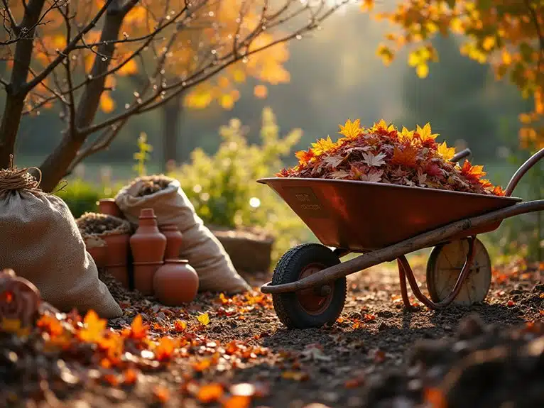 nachhaltige Gartenabfall-Wiederverwertung