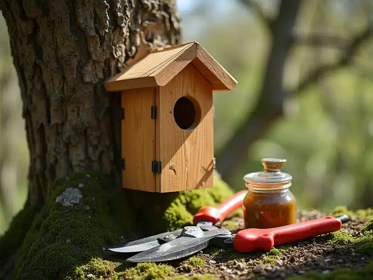 Baumpopulation für Vögel vorbereiten: Nistkästen & Pflege Baumpflege 2 Baumpflege und Ausrüstung