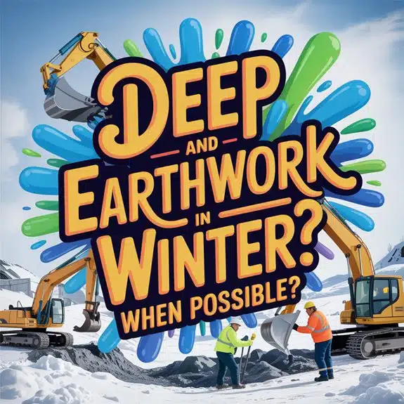 Tief- und Erdarbeiten im Winter: Wann möglich? Bodenbearbeitung 1 Bodenbearbeitung, Drainage, Erdbewegung, Gartenpflege, Gartenplanung, Materialien, Nährstoffe, Niedersachsen, Vorbereitung, Werkzeuge, Wetter, Winter, Winterarbeiten