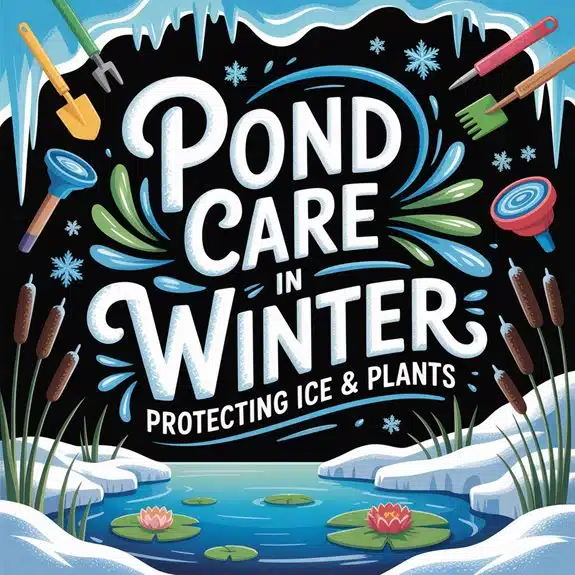 Teichpflege im Winter: Schutz von Eis & Pflanzen Grundstückseigentümer 1 winter pond care tips 8twwb Grundstückseigentümer, Minustemperaturen, Pflanzenenschutz, Pflanzengesundheit, Teichpflege, Treppe, Wasserleben, Wassertemperatur, Winter, Zaun, Zugangswege