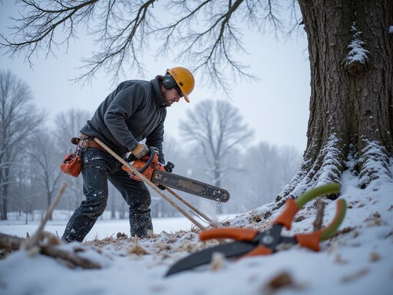 Winterbaumpflegewerkzeuge