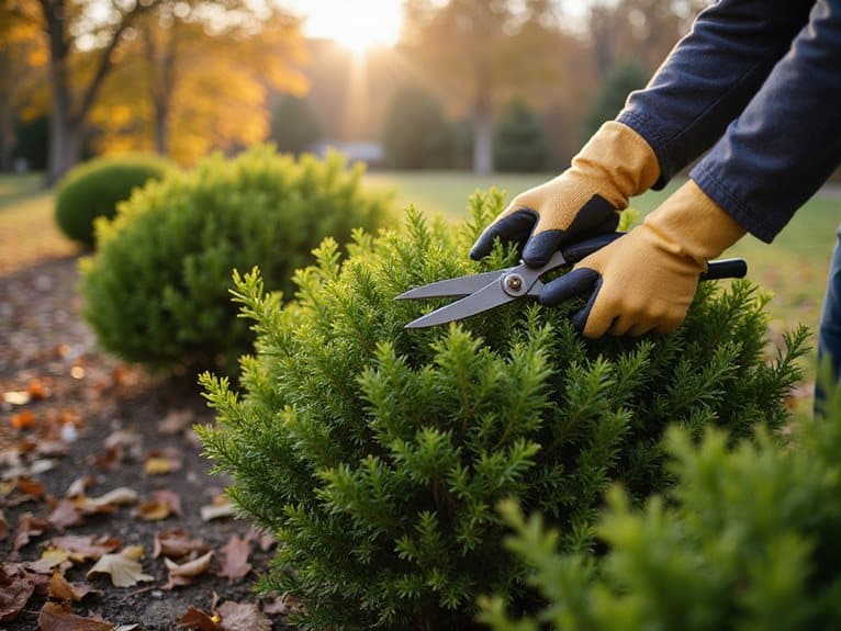 November-Schnitt für optimales Wachstum