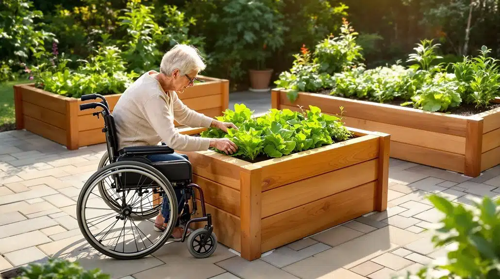 Wie Gestalte Ich Meinen Garten Barrierefrei? automatische Bewässerungss 2 Barrierefreie Hochbeete