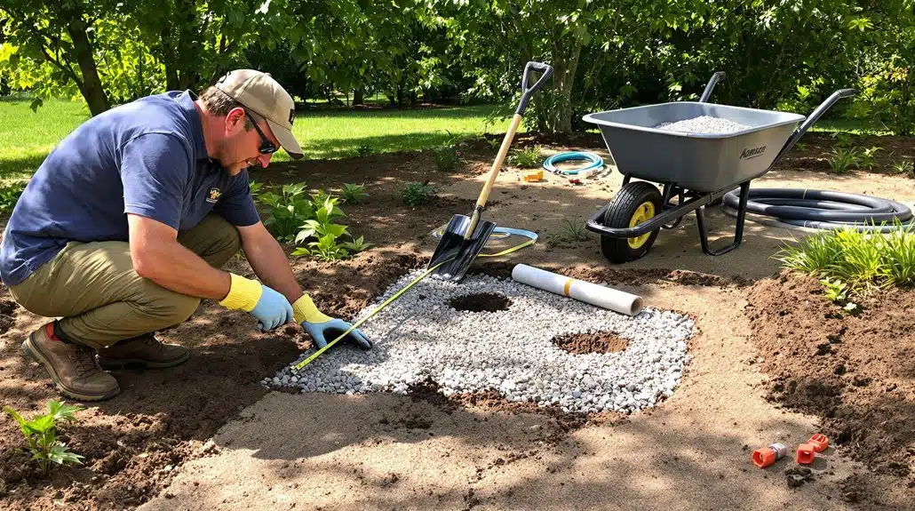 Tipps Für Die Planung Und Umsetzung Eines Wasserspiels Im Garten Becken 1 Standort auswählen, Boden vorbereiten