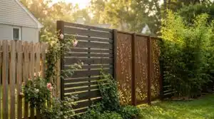 Die sorgfältige Auswahl von Gartenzäunen