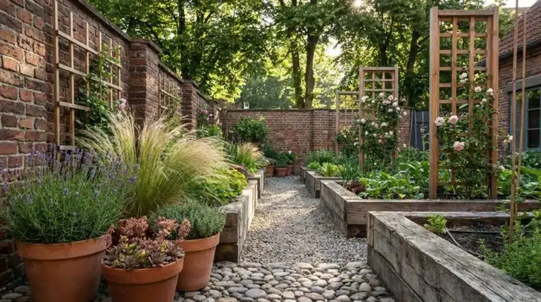 Gestaltung eines kleinen Stadtgartens