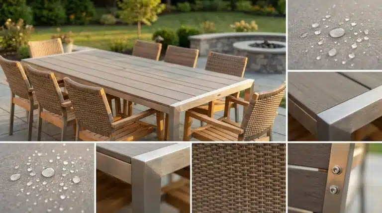 Langlebige, wetterbeständige Gartenmöbel