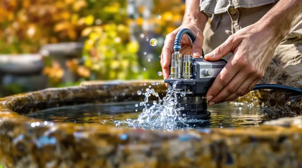 Tipps Für Die Planung Und Umsetzung Eines Wasserspiels Im Garten Becken 3 Befüllen und Aktivieren des Brunnens