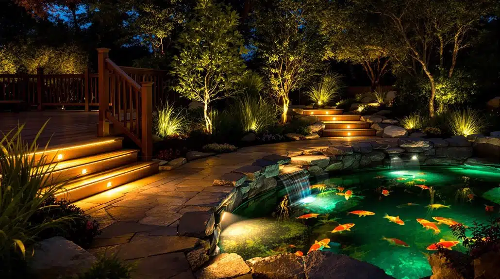 Wie Kann Ich Meinen Garten Mit Beleuchtungssystemen Optisch Aufwerten? Bodenleuchten 4 Ideen für die Gestaltung der Gartenbeleuchtung