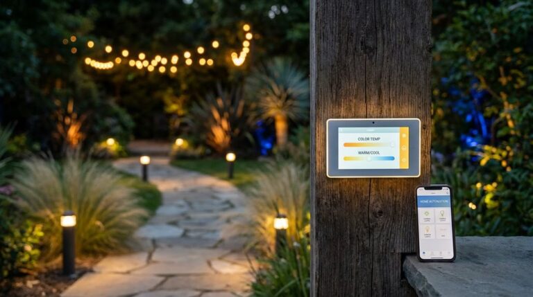 Intelligente Beleuchtungssysteme für Gärten