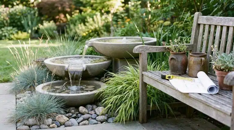 Planung von Wasserspielen im Garten