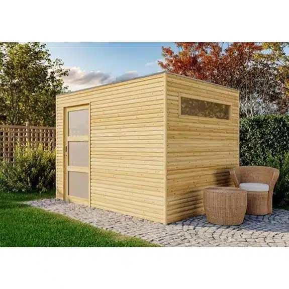 Die 15 besten Geräteschuppen aus Holz, die Ihre Werkzeuge sicher und trocken aufbewahren Fundament 12 QBS Tool Shed Holz-Gartenhaus in Grün Wandstärke 28 mm