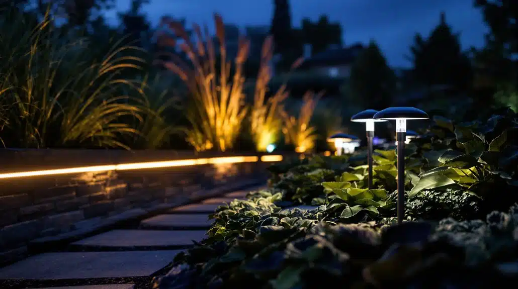 Wie Kann Ich Meinen Garten Mit Beleuchtungssystemen Optisch Aufwerten? Bodenleuchten 2 LED-Gartenbeleuchtung im Vergleich zu Solar-Gartenbeleuchtung