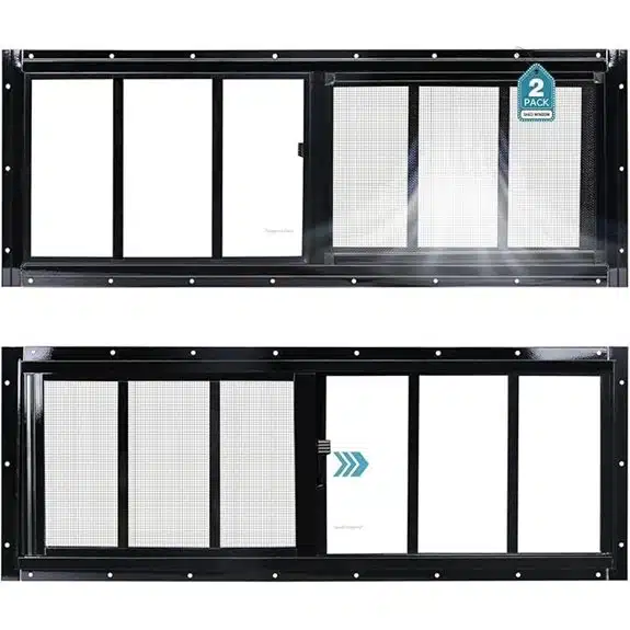 8 Best Geräteschuppen Kunststoff mit Fenster box 6 Melkus Schuppenfenster Schiebefenster mit gehärtetem Glas