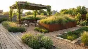 nachhaltige moderne Gartengestaltung