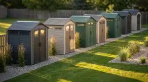 Top-Gartenhäuser aus Kunststoff